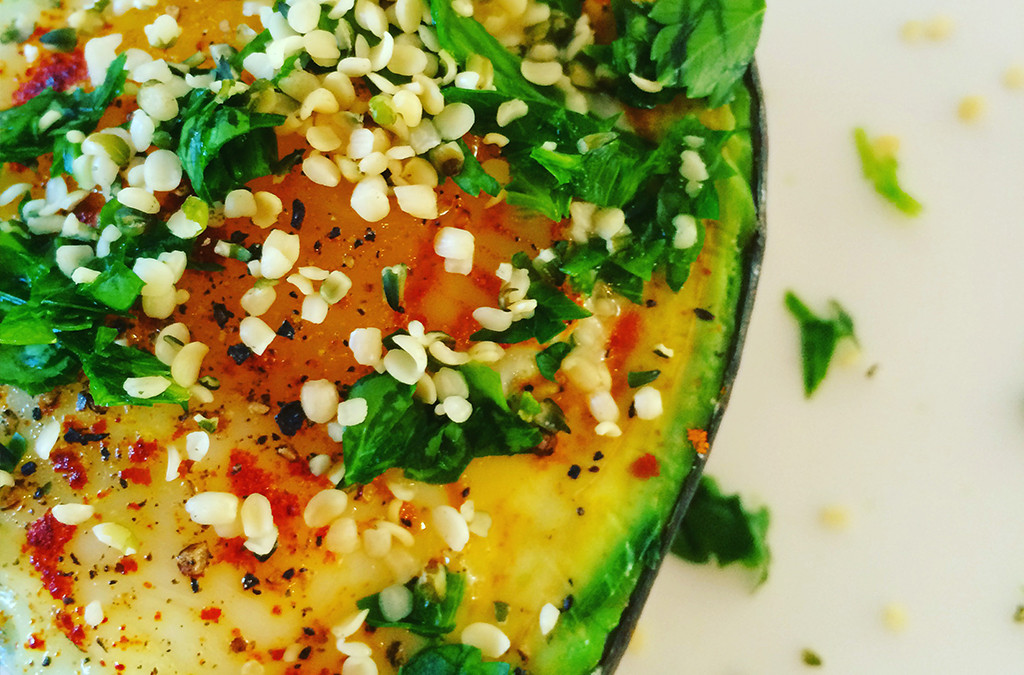Simple Avocado Eggs