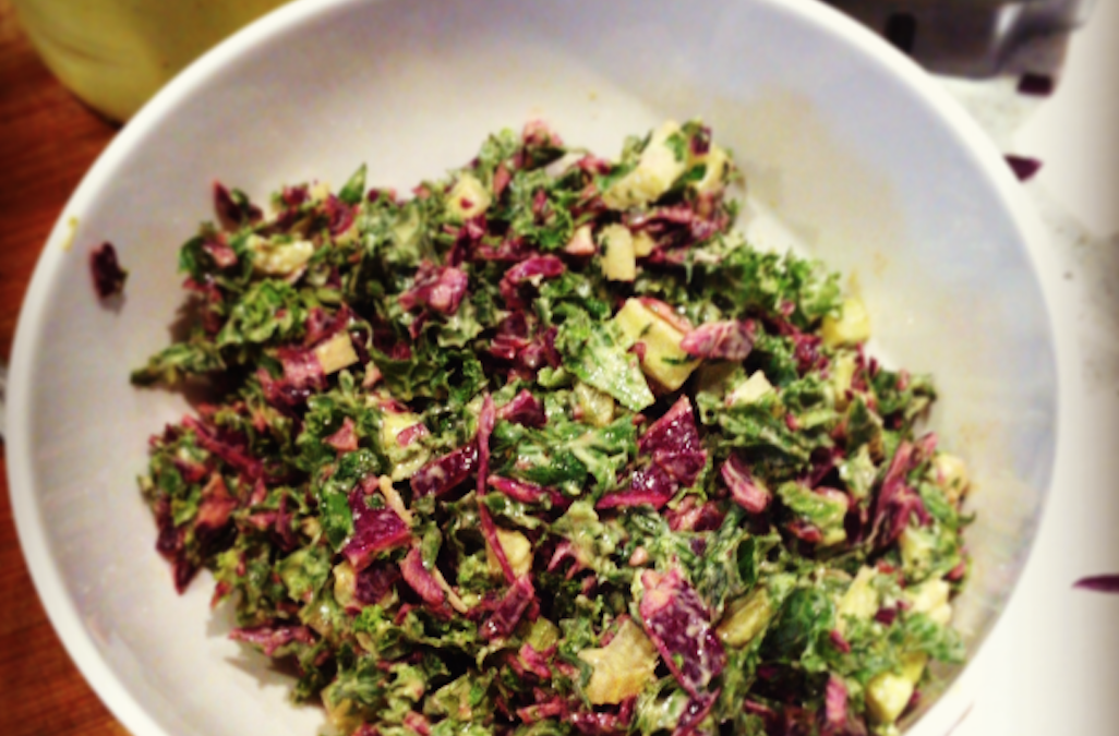 Simple Sweet Kale Salad