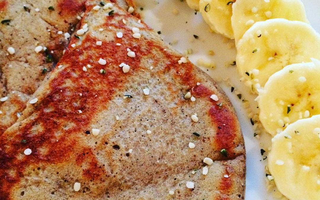 Gluten-Free Banana Protein Pancakes