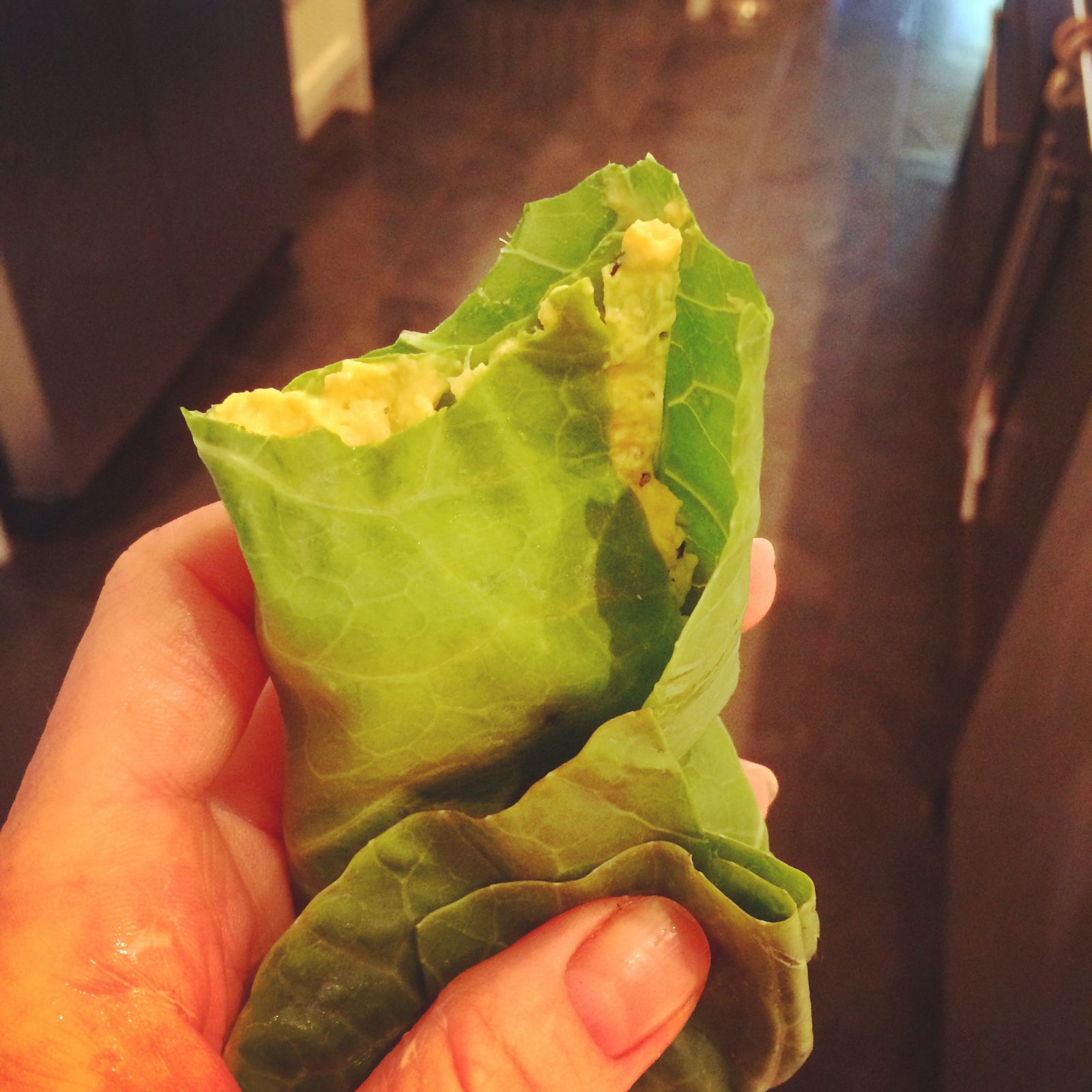 Collard green wrap