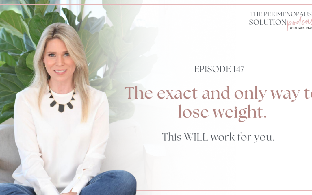 The exact and only way to lose weight. This WILL work for you.